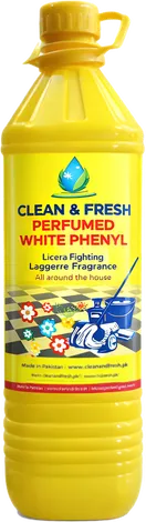 Clean & Fresh Perfumed White Phenyl bottle
